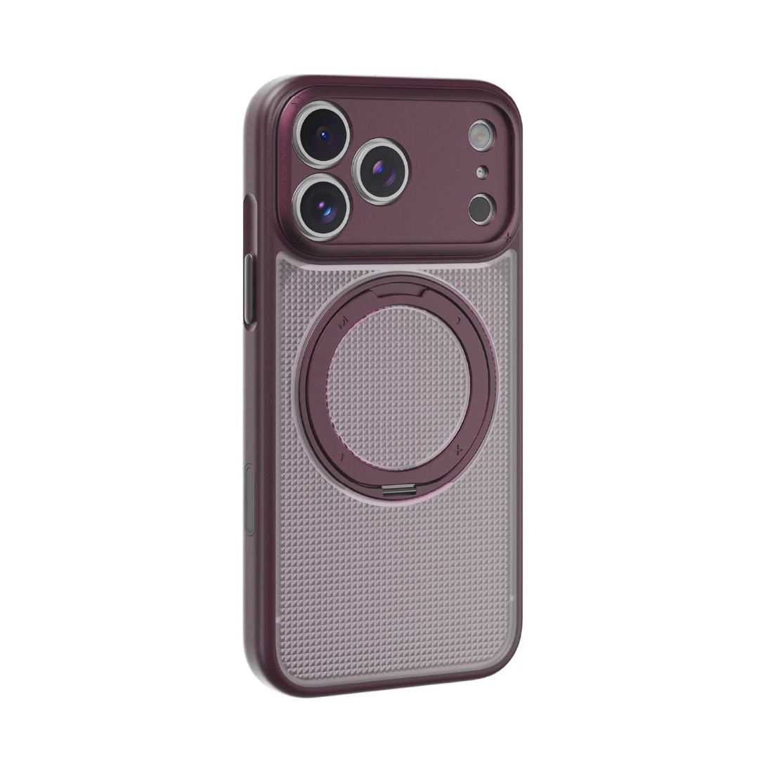 SŌMA Roller case in Dusky Cherry on iPhone 18 Pro