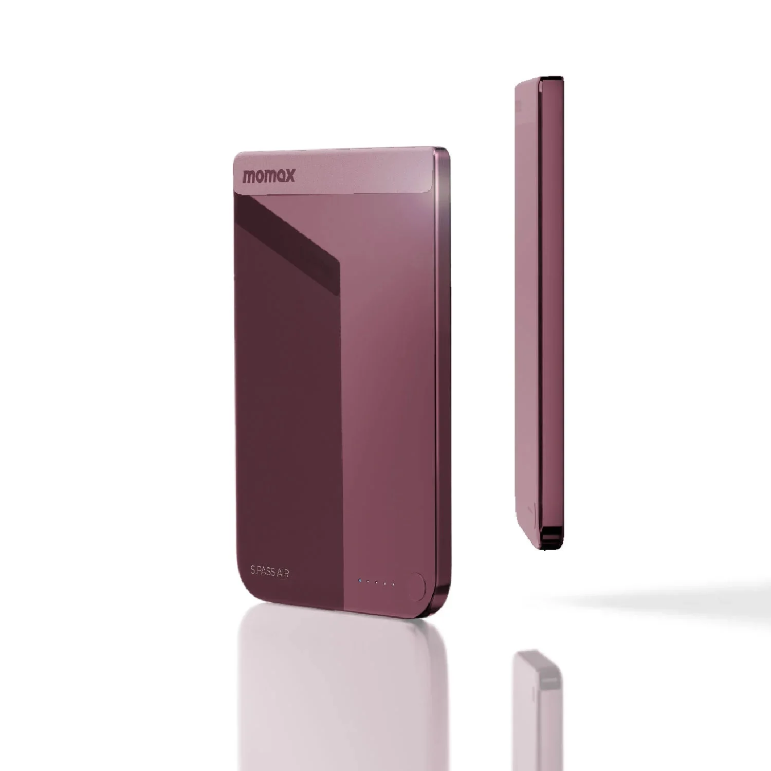 MOMAX 1-Power S.Pass Air Battery Pack — IP180 · 5000mAh · Odyssey Burgundy