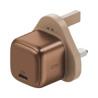 MOMAX 1-Charge Charger — UM68 · 20W · 1-Port · sandstone