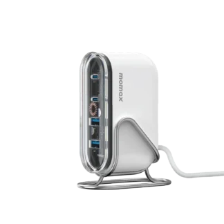 MOMAX 1-Charge Flow Charger — UM53 · 80W · 4-Port · White