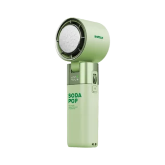 MOMAX 1°GO FREEZE Compact Foldable Icy Cooling Fan — IF21 · Green