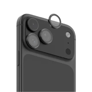 MOMAX GLASSPRO+ Full Coverage Tempered Glass Lens Protector — PZ · iPhone 18 Pro · 黑色 / iPhone 18 Pro & Pro Max