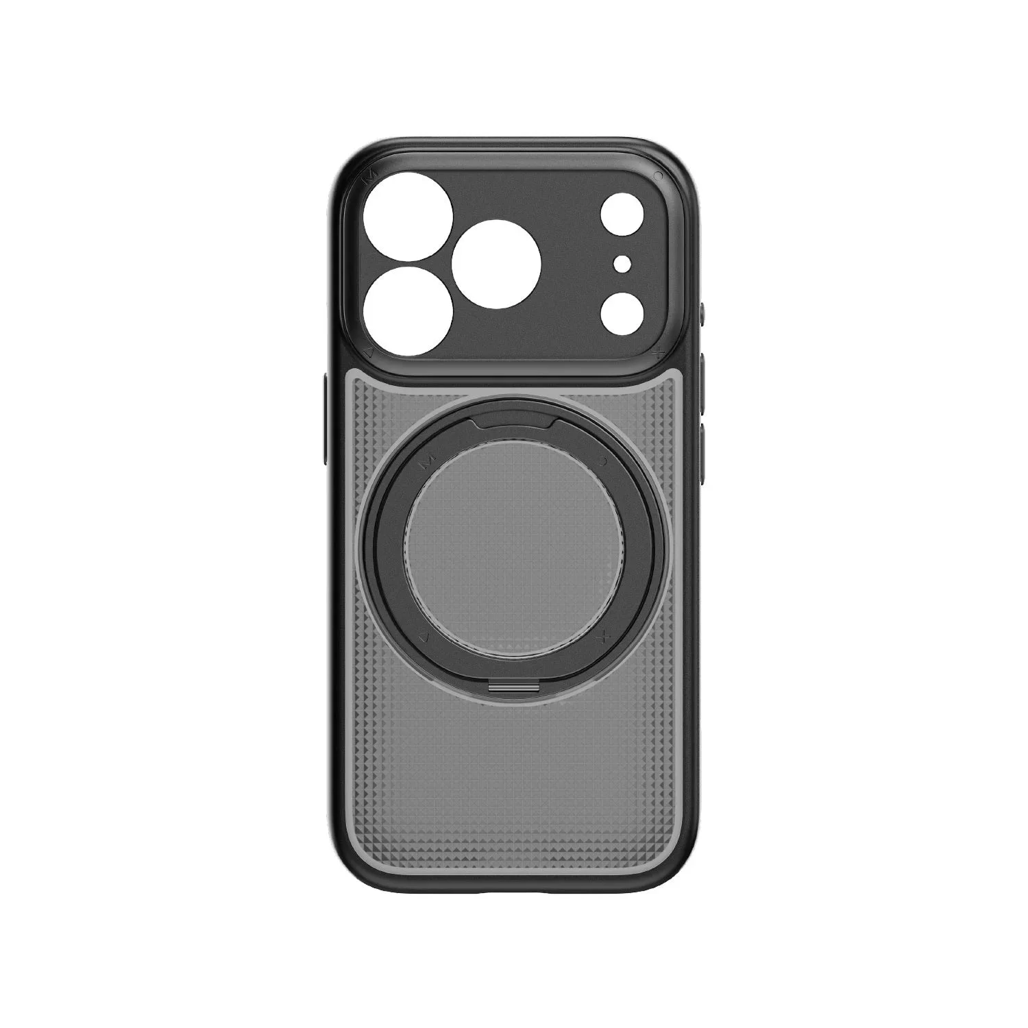 MOMAX SŌMA Crystal Magnetic 360° Roller Case — MF · 黑色 / iPhone 18 Pro