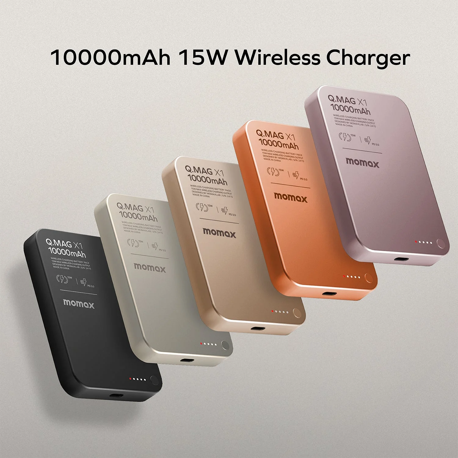 Q.Mag X1 Magnetic Wireless Power Bank 10000mAh - Gen 2 — official image 1