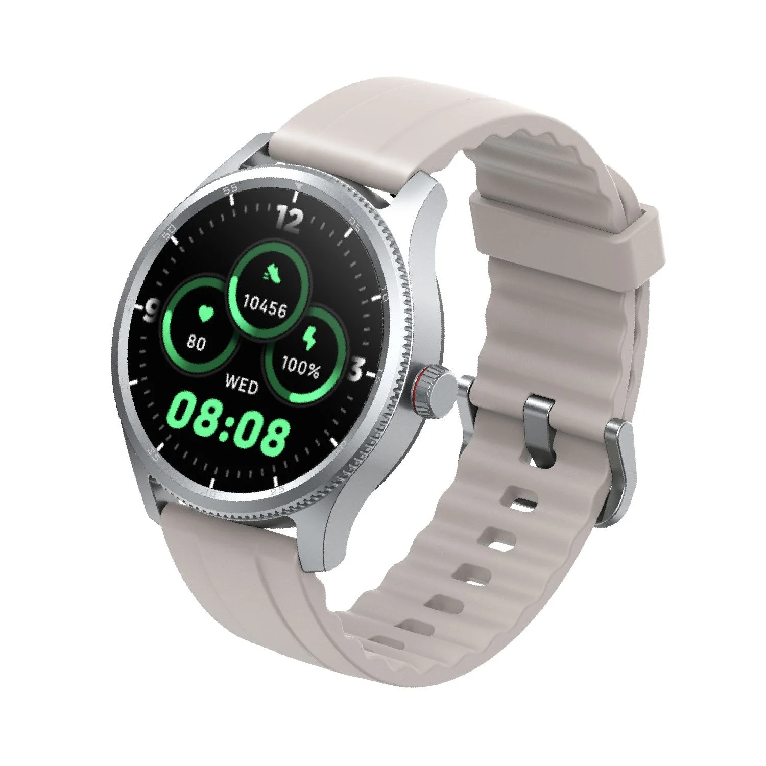 MOMAX 1-Wear Smart Watch — SW2S · Silver